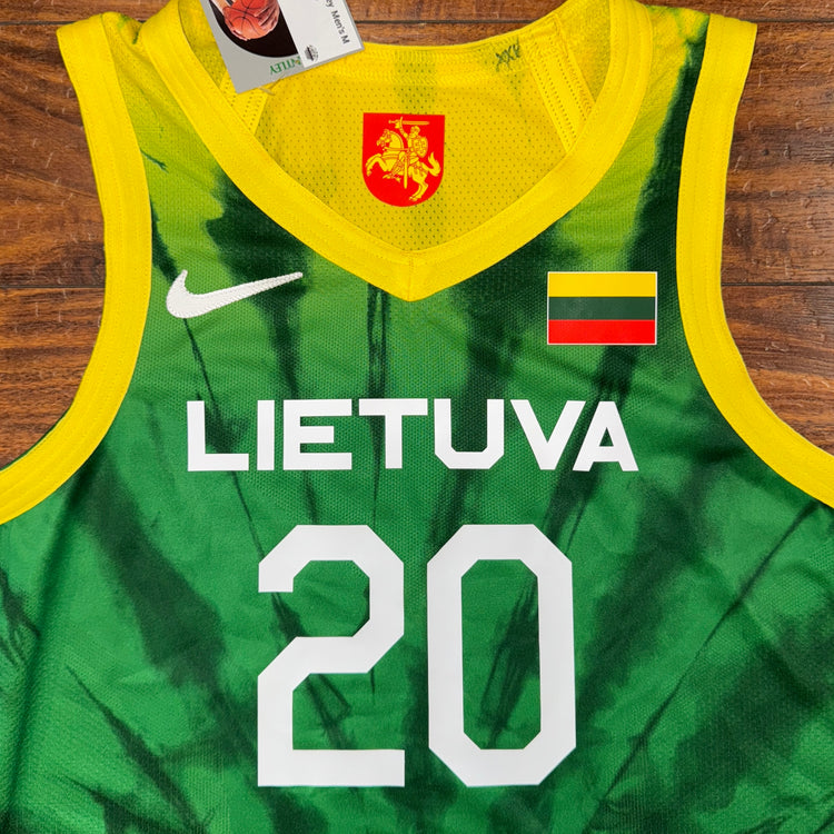Nike 2020 Olympics Team Issued Lithuania SAMPLE Jersey Sz M + 4”