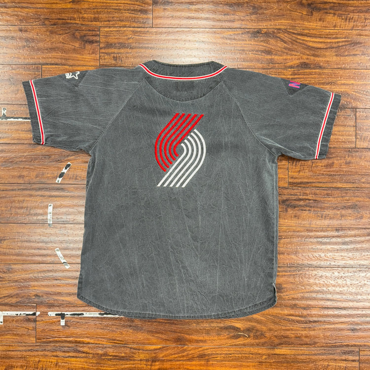 Starter 90's Portland Trail Blazers Baseball Jersey Sz XL