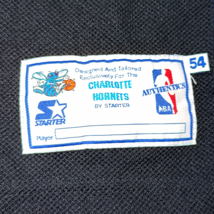 Starter 90's Team Issued Charlotte Hornets Shooting Shirt Warm Up Sz 2X