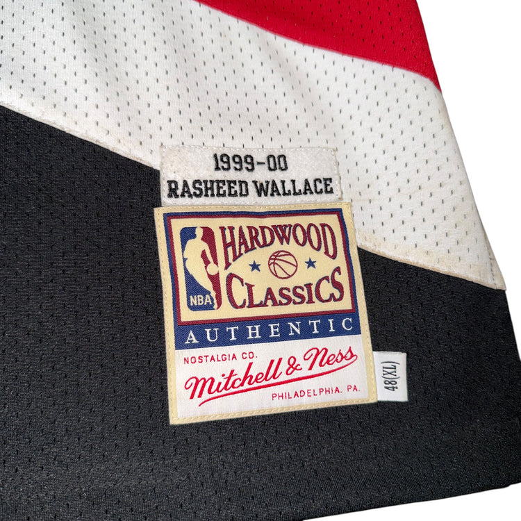 Mitchell & Ness Hardwood Classic 1999-00 Portland Trail Blazers Rasheed Wallace Away Jersey Sz XL