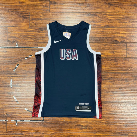 NWT SAMPLE Navy 2024 USA Jersey Sz L