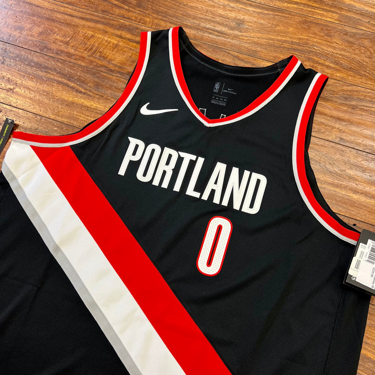 Nike Vaporknit Authentic Portland Trail Blazers Damian Lillard Jersey Sz 3X