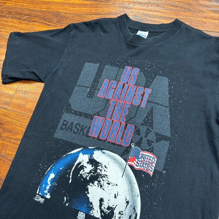 SS 1992 “Us Against the World” USA Olympic Basketball Sz L