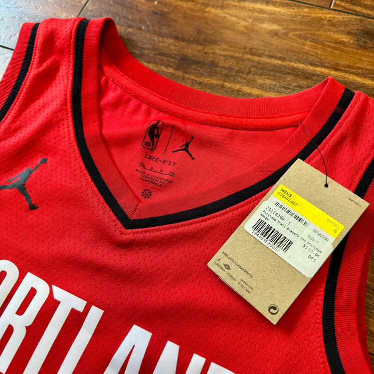 Jordan Blazers Damian Lillard Jersey Sz S