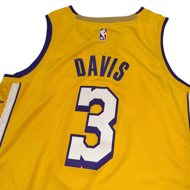 Nike Swingman 2019-20 City Edition Los Angeles Lakers Anthony Davis Jersey Sz L