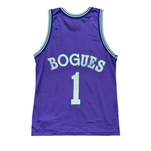 Champion Charlotte Hornets Mugsey Bogues Jersey Sz M