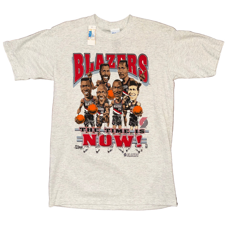 NWT Salem Sportswear Portland Trail Blazers “The Time Is Now” Tee Sz M