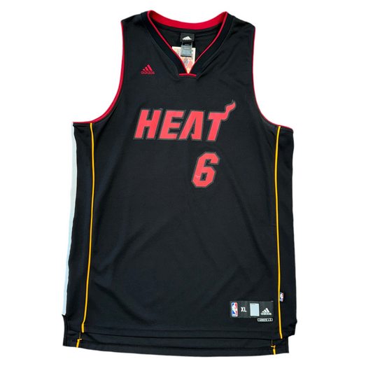 Adidas Miami Heat LeBron James Jersey Sz XL