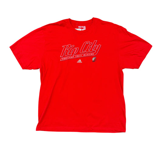 Adidas Portland Trail Blazers Tee Sz 2X