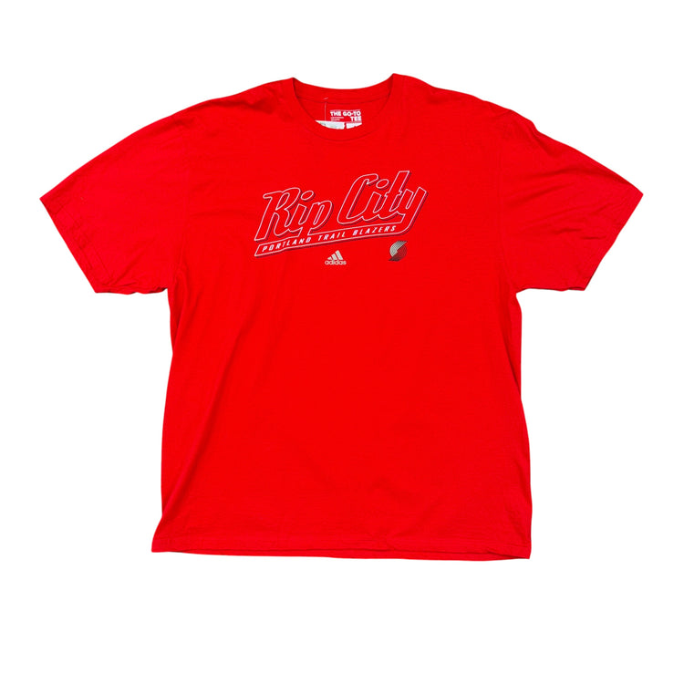 Adidas Portland Trail Blazers Tee Sz 2X