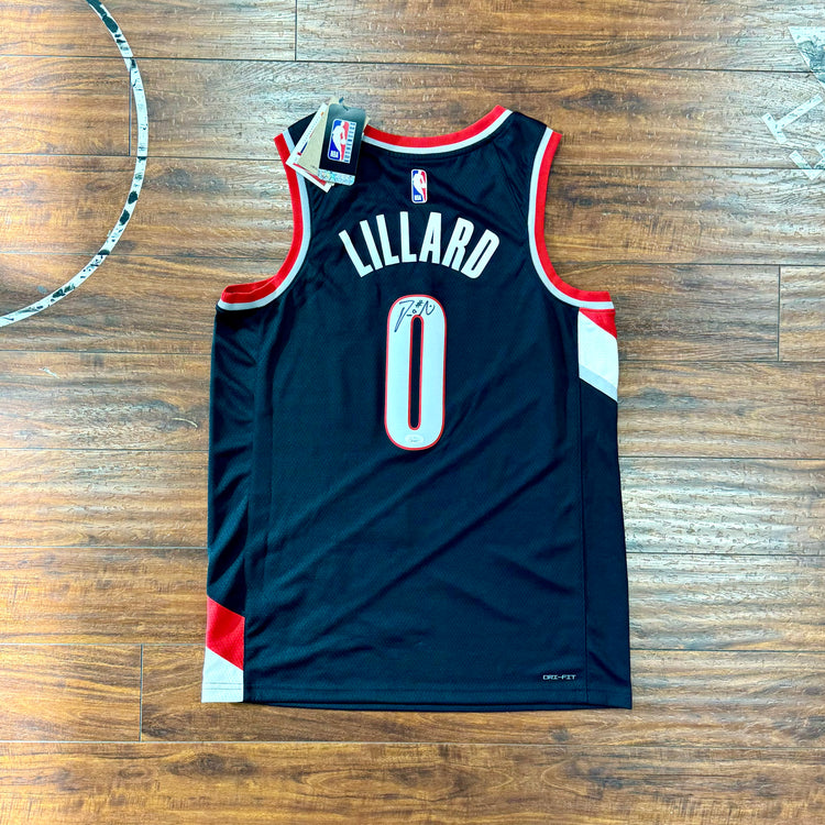 Nike Dri-Fit Damian Autographed Damian Lillard Jersey Sz L