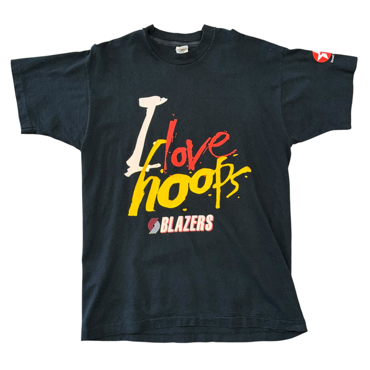 FOTL Portland Trail Blazers “I Love Hoops” Tee Sz XL