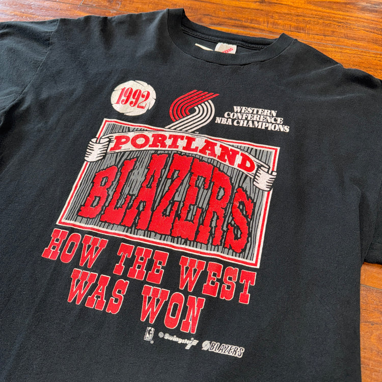 Hanes Portland Trail Blazers Best In The West Tee Sz XL