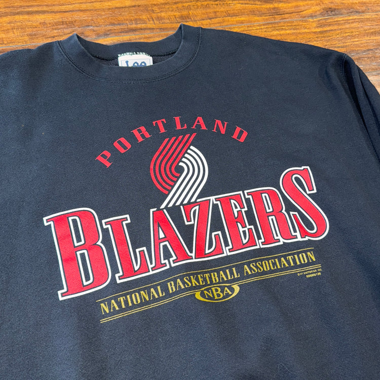 Lee Sport Portland Trail Blazers Crew Sz XL