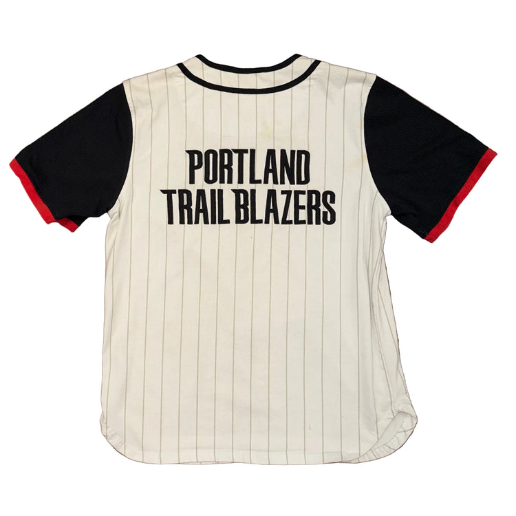 Modern Starter Portland Trail Blazers Baseball Jersey Sz L