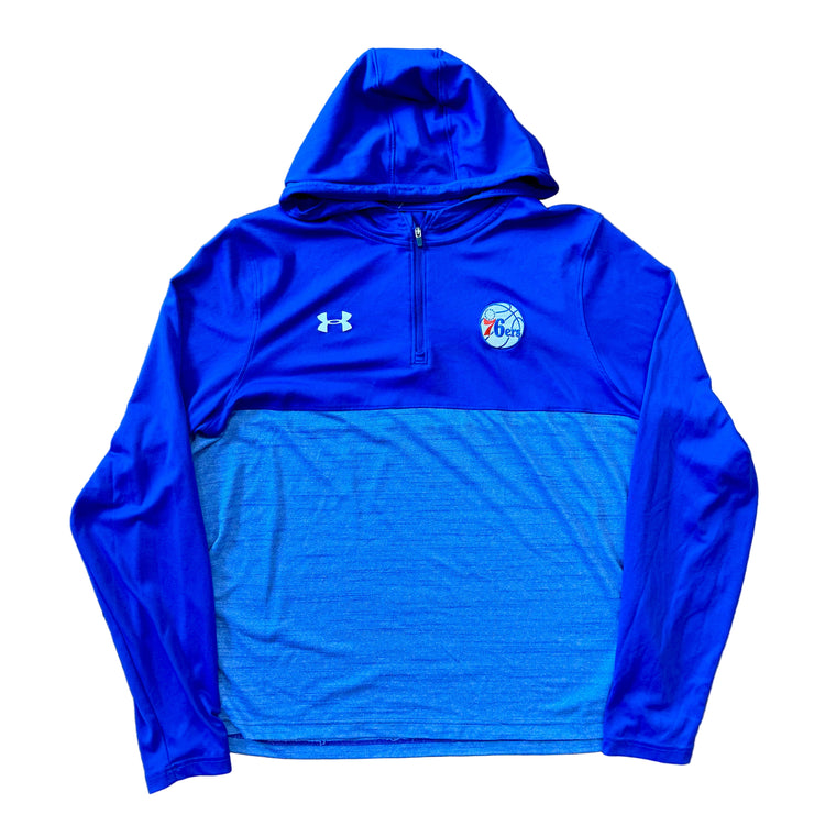 Under Armour 76ers 1/4 Zip Sz L