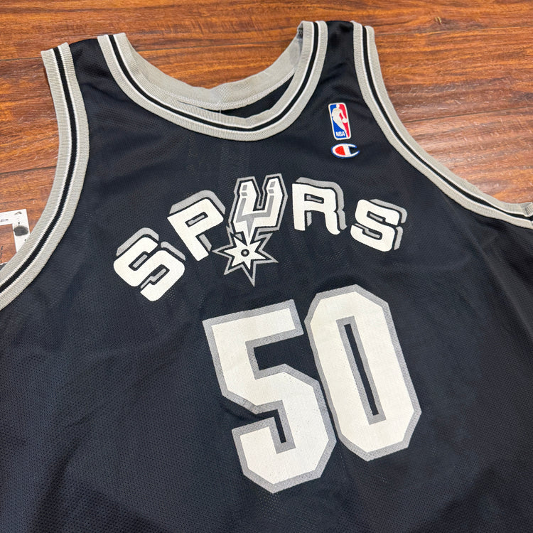 Champion San Antonio Spurs David Robinson Jersey Sz L