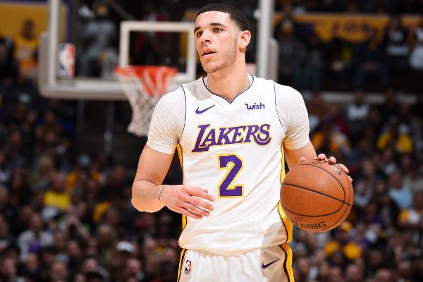 Fanatics Los Angeles Lakers Lonzo Ball Alternate Jersey Sz 3X