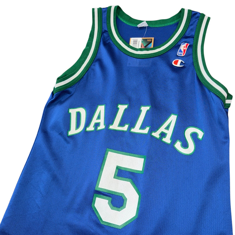 Champion 90’s Dallas Mavericks Jason Kidd Away Jersey Sz S