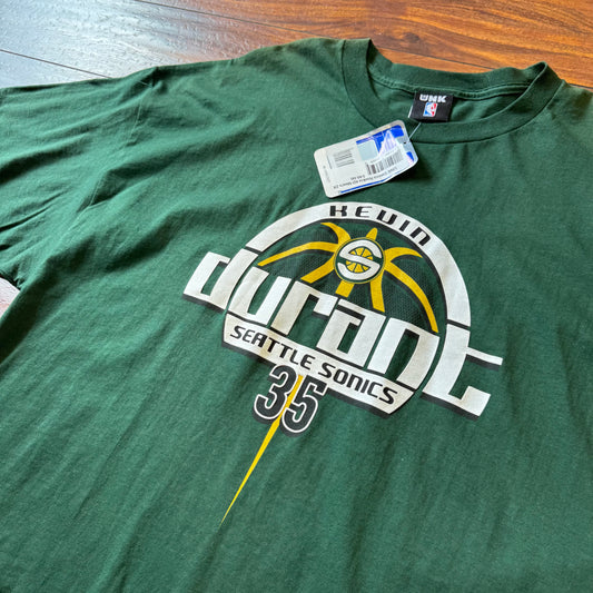 NWT UNK Sonics 2007 Rookie KD Tee Sz 2X