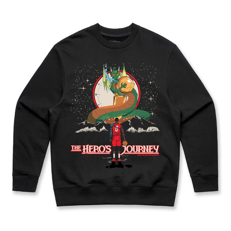 Trillblazin “The Hero’s Journey” Crewneck BLK Multiple Sizes