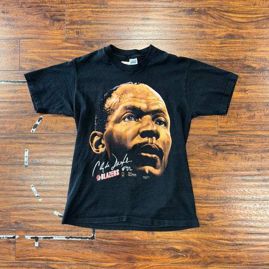 Salem Sportswear Clyde Drexler  Big Head Tee Sz L