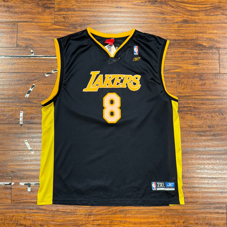 Reebok Los Angeles Lakers Kobe Bryant Black Jersey Sz 2X