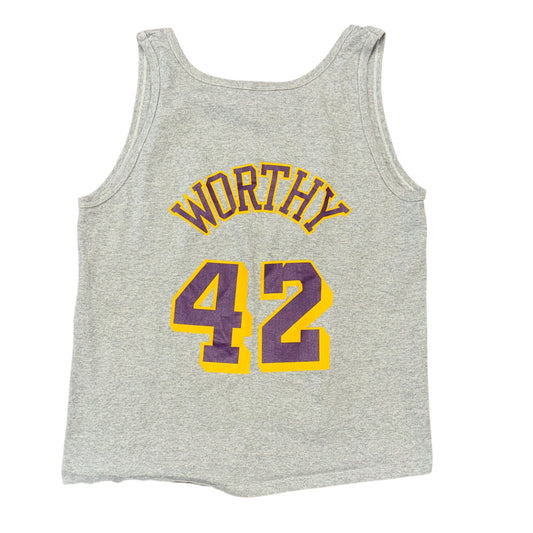 Starter 80's Los Angeles Lakers James Worthy Tank Sz XL