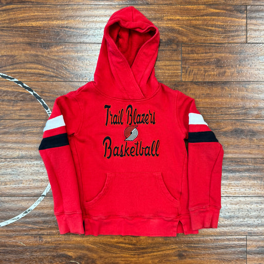 NBA Girls Blazers Hoodie Sz YM
