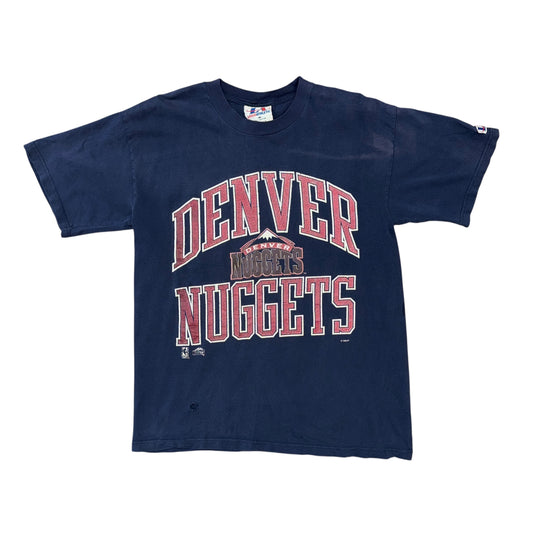 Logo Athletic 90’s Denver Nuggets Tee Sz M