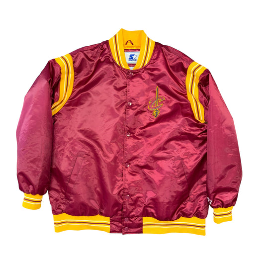 Modern Stater Cleveland Cavaliers Satin Jacket Sz 3X