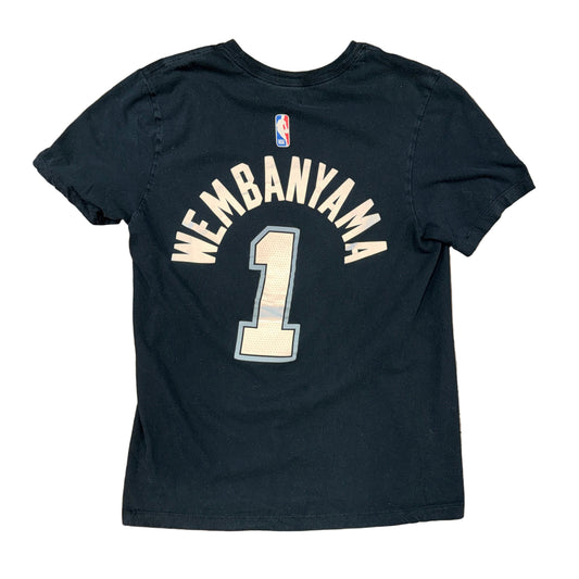 Nike San Antonio Spurs Victor Wembanyama Jersey Tee Sz S