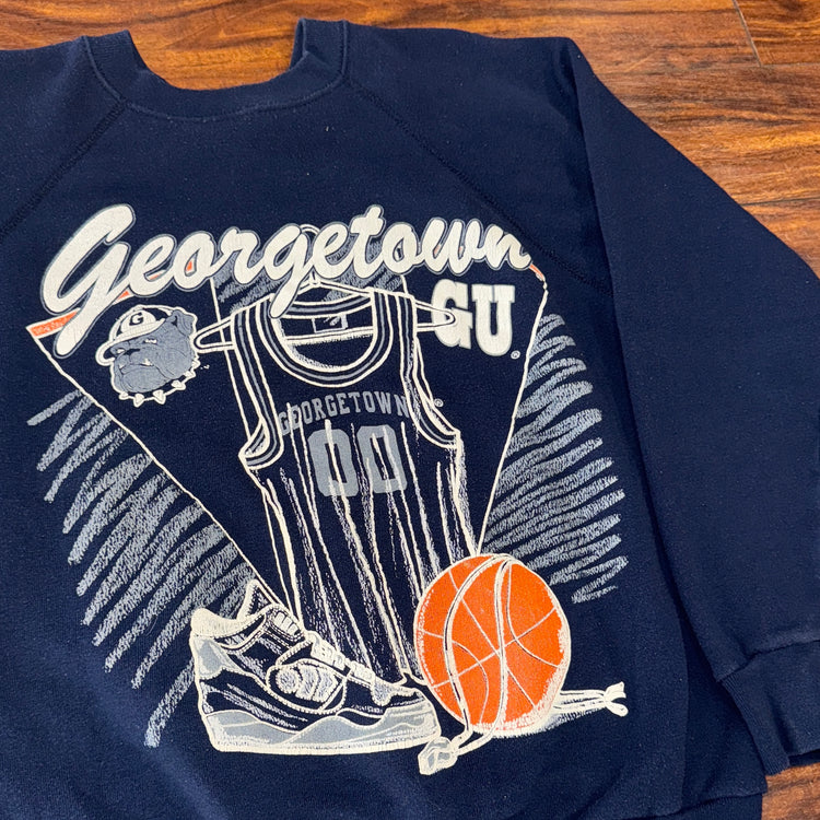 Tultex Georgetown Hoyas Crew Sz L