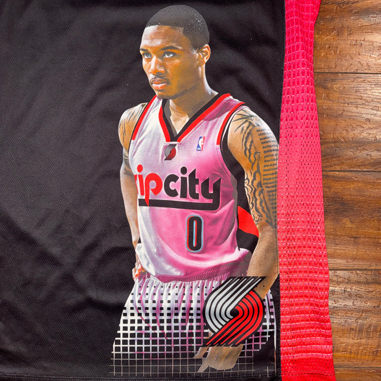 Majestic Damian Lillard Jersey Sz S