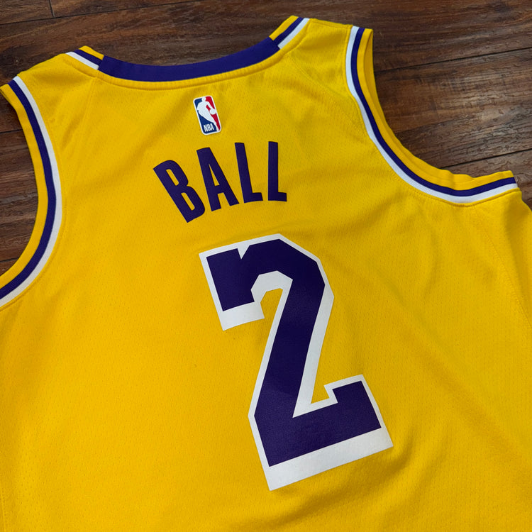 Nike Los Angeles Lakers Lonzo Ball Jersey Sz L