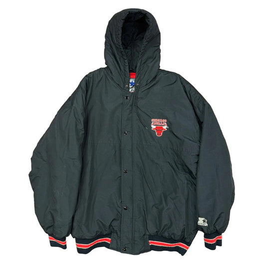 Starter Chicago Bulls Puffer Jacket Sz XL