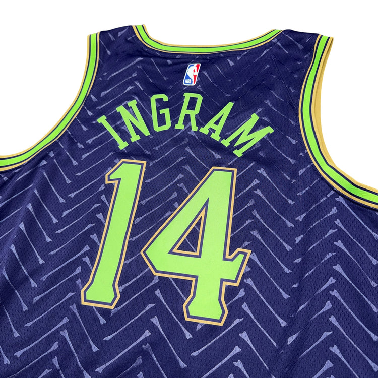 NWT Nike Swingman City Editon New Orleans Pelicans Brandon Ingram Jersey Sz XL