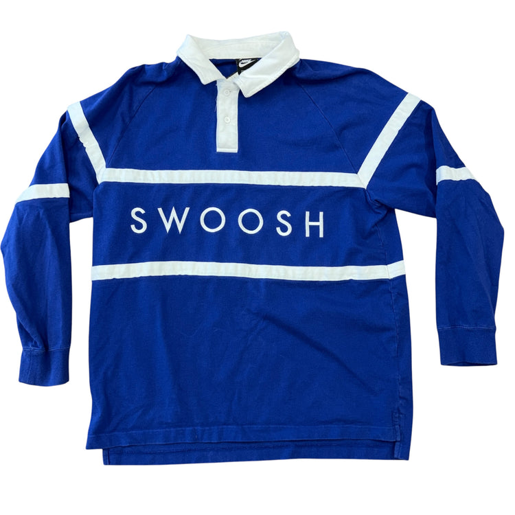 Nike Swoosh Polo Long Sleeve Sz XL