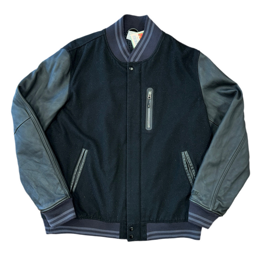 Nike Wool Leather Jacket Sz 2X