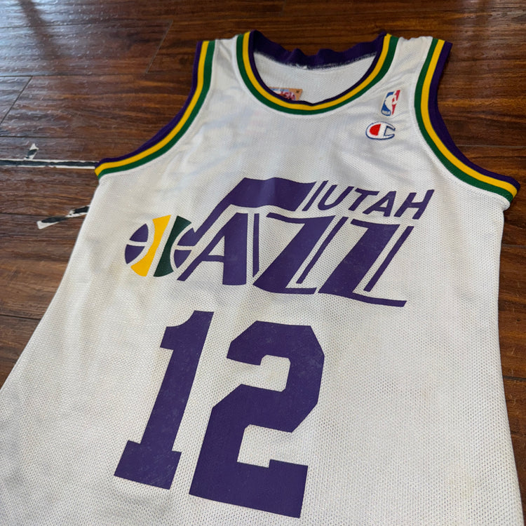 Champion Utah Jazz John Stockton Jersey Sz S