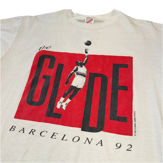 Jerzees Clyde The Glide Barcelona 1992 Tee Sz XL
