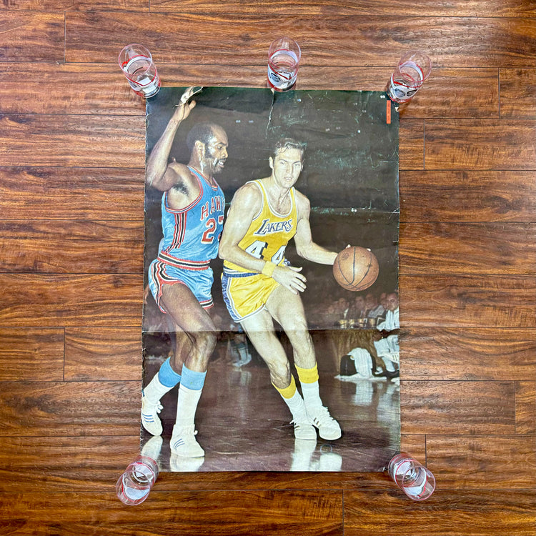 Lakers 1970 Jerry West Poster