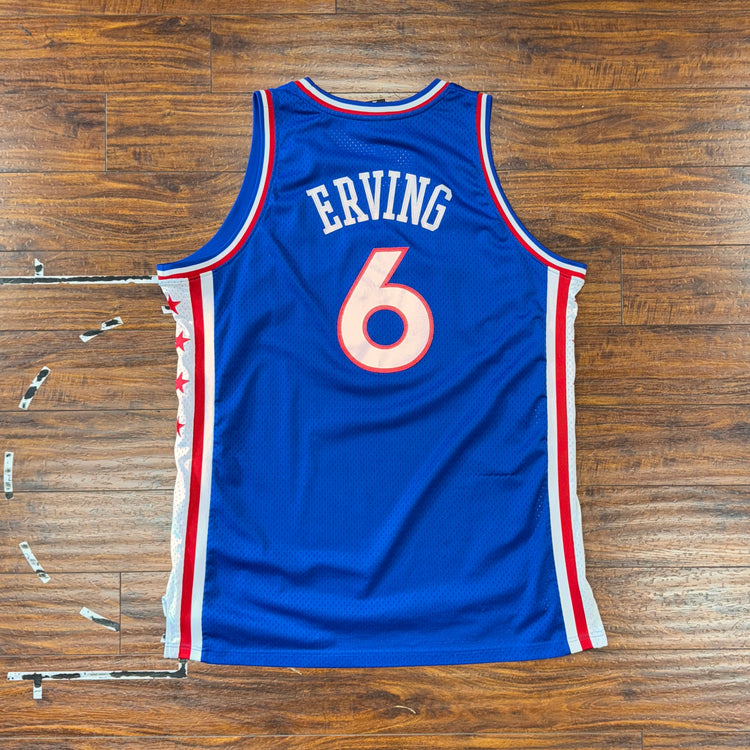 Reebok Philadelphia 76ers Julius Erving Jersey Sz 2X