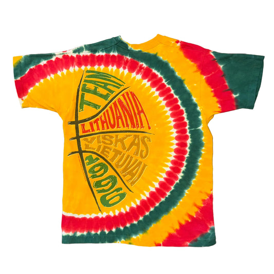 Liquid Blue 1996 Olympics Lithuania Dead Head Tee Sz L