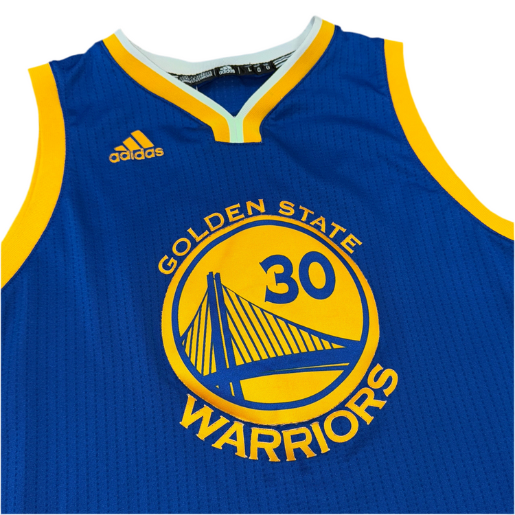 Adidas Golden State Warriors ￼ Steph Curry Jersey Sz YL