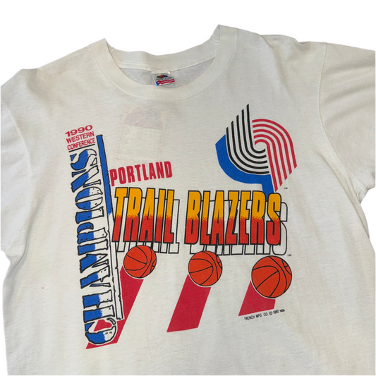FOTL 90's WCC Portland Trail Blazers Tee Sz L