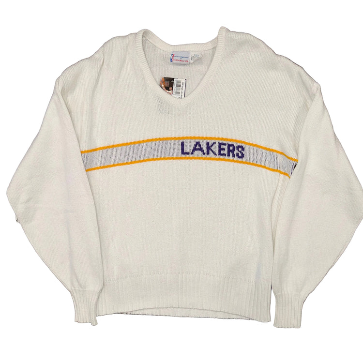 Cliff Engle 80’s Los Angeles Lakers Sweater Sz L