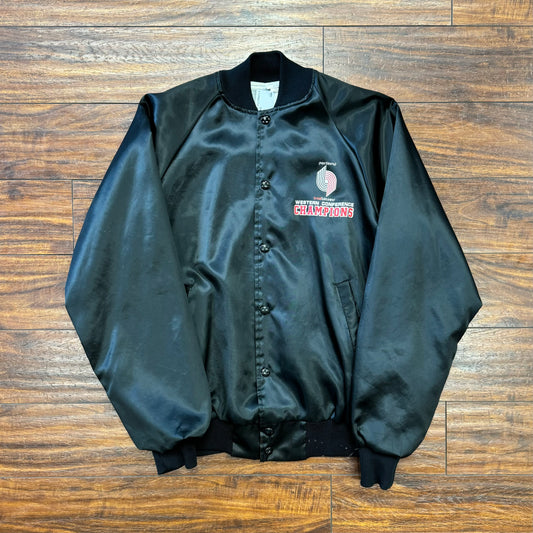 Chalk Line 1990 WCC Blazers Satin Jacket Sz S