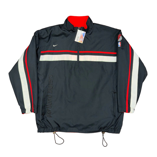 Nike 00's Portland Trail Blazers Reversible 1/4 Zip Sz 2X