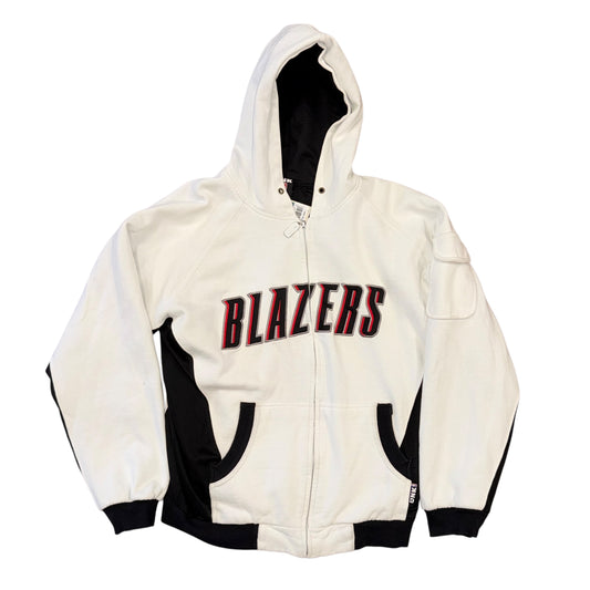 UNK Portland Trail Blazers Jacket White Sz M